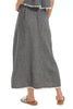Foil Natural Blender Linen Skirt, Spring Summer Women's Skirts. Salt N Pepper