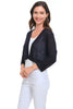 Foil Headliner Shrug Cardi, Spring Summer Women's Sweaters. True Navy