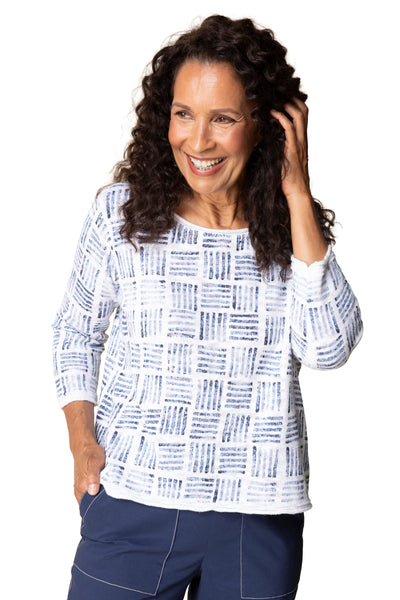 Softly Stamped Drift Sweater