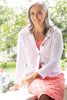 Habitat Clothes Coastal Crochet Cardi, Spring Summer Women's Sweaters. White