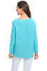 Avalin Scoop Neck Sweater, Spring Summer Women's Sweaters. 