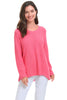 Avalin Scoop Neck Sweater, Spring Summer Women's Sweaters. Coral