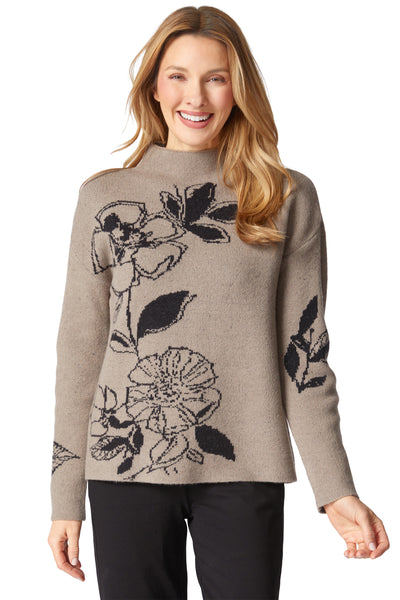 Floral Foliage Sweater
