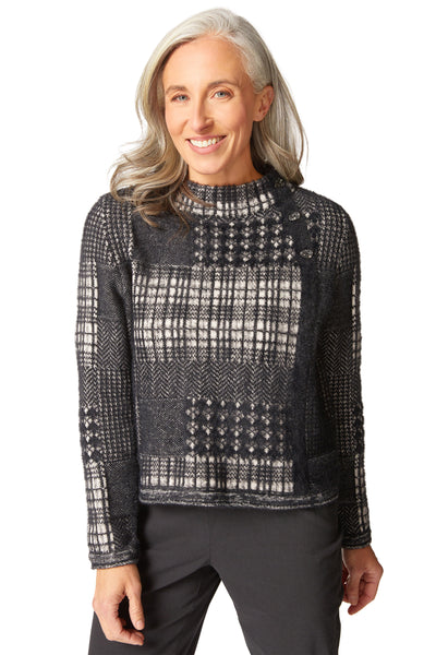 Plaid Patchwork Sweater