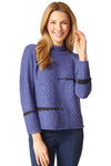 Harvest Tweed Mixed Cable Sweater