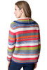 Rustic Stripes Cowl Sweater