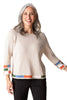 Autumn Cotton Mosaic Sweater