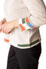 Autumn Cotton Mosaic Sweater