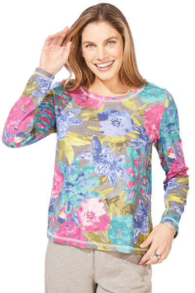 Botanical Blooms Perfect Layer Tee
