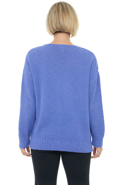 Avalin Seed Stitch V Sweater, Fall Winter Women's Sweaters