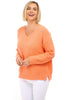 Seed Stitch V Sweater