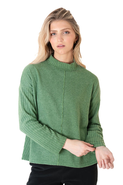 Ribbed Accent Sweater
