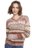 Fair Isle Striped V Sweater