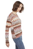 Fair Isle Striped V Sweater