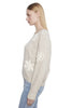 Floral Applique V Sweater