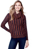 Two Tone Cable Sweater