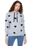 Heart Punch Hoodie Sweater