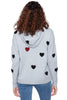 Heart Punch Hoodie Sweater
