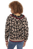 Animal Print Hoody Sweater