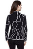 Charlie B Reversible Mock Neck Sweater, Fall Winter Women's Sweaters