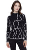 Charlie B Reversible Mock Neck Sweater, Fall Winter Women's Sweaters