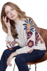 Charlie B Big Blooms Sweater, Fall Winter Women's Sweaters