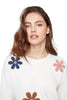 Floral Plush Knit Sweater
