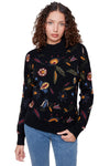 Embroidered Vines Sweater
