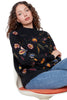 Embroidered Vines Sweater