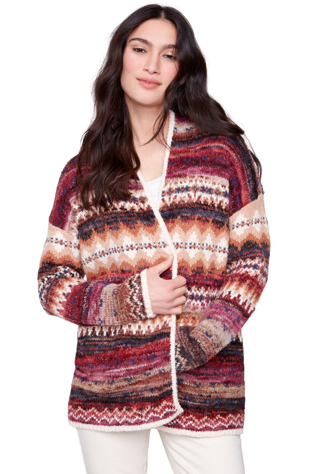 Fair Isle Jacquard Cardi