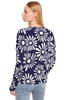 Reversible Daisy Print Sweater