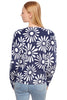 Reversible Daisy Print Sweater