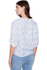 Eyelet Blossoms Tie Blouse