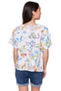 Flower Garden Linen Top