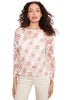 Pink Carnation Crochetted Sweater