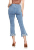 Feathered Hem Jean