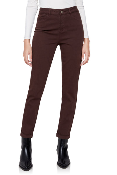 Stretch Denim Cuffed Pant
