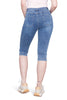 Denim Knee High Capri