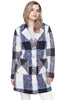 Plaid Bouclé Coat