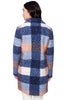 Plaid Bouclé Coat