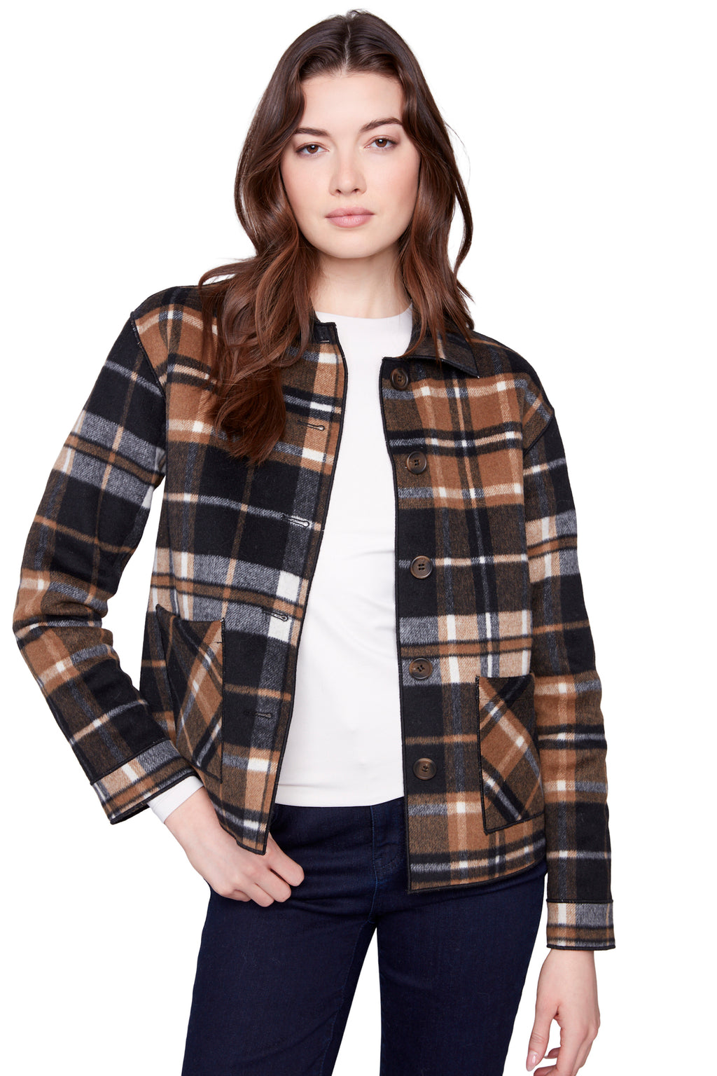 Reversible Plaid Jacket