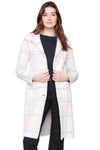 Plaid Knit Coatigan