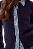 Mixed Media Sweater Jacket