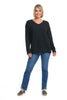 Seed Stitch V Sweater