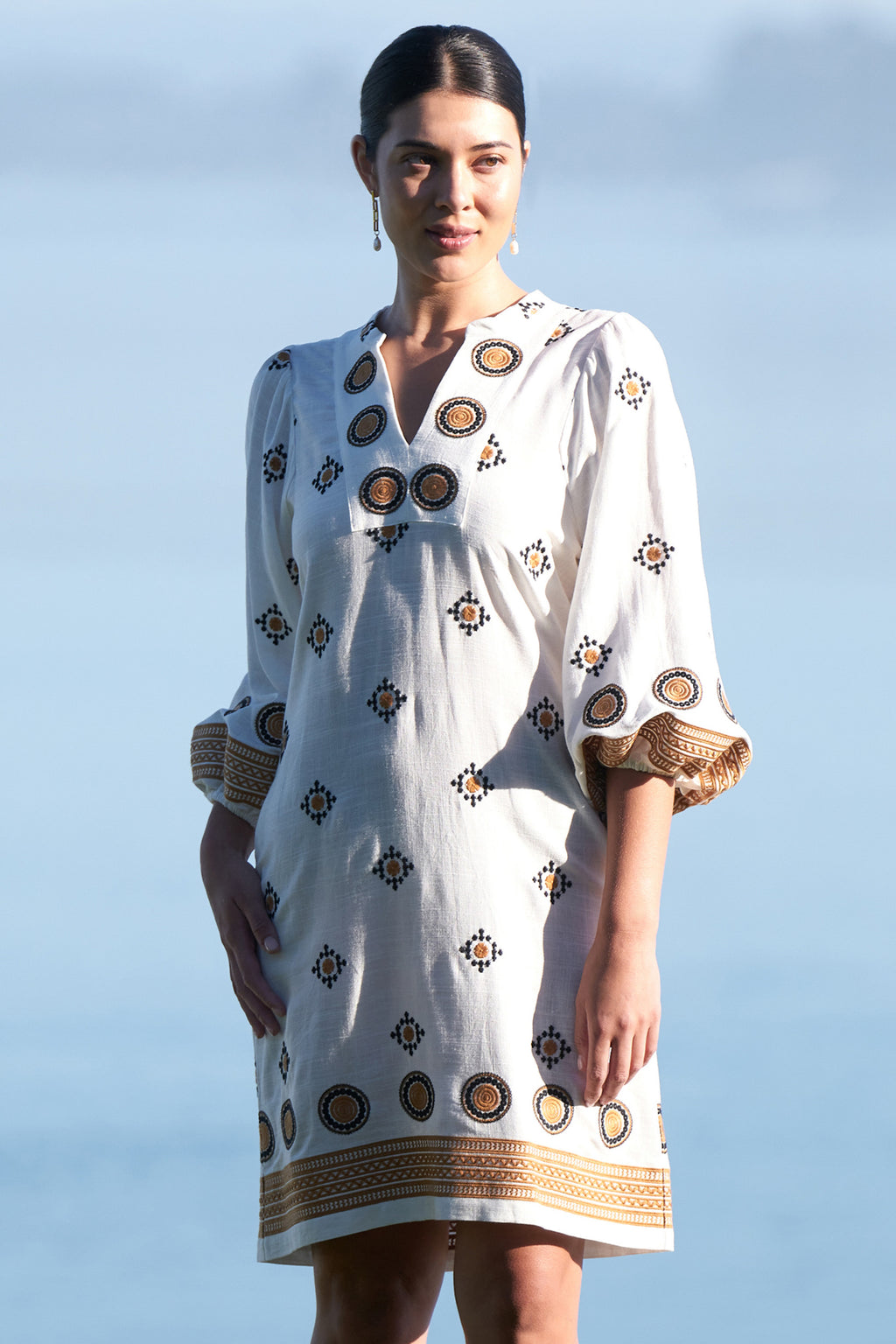Boho Embroidered Dress