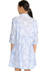 Foil Hello Dolly Shirt Dress, Spring Summer Women's Dresses. Stripe Floral