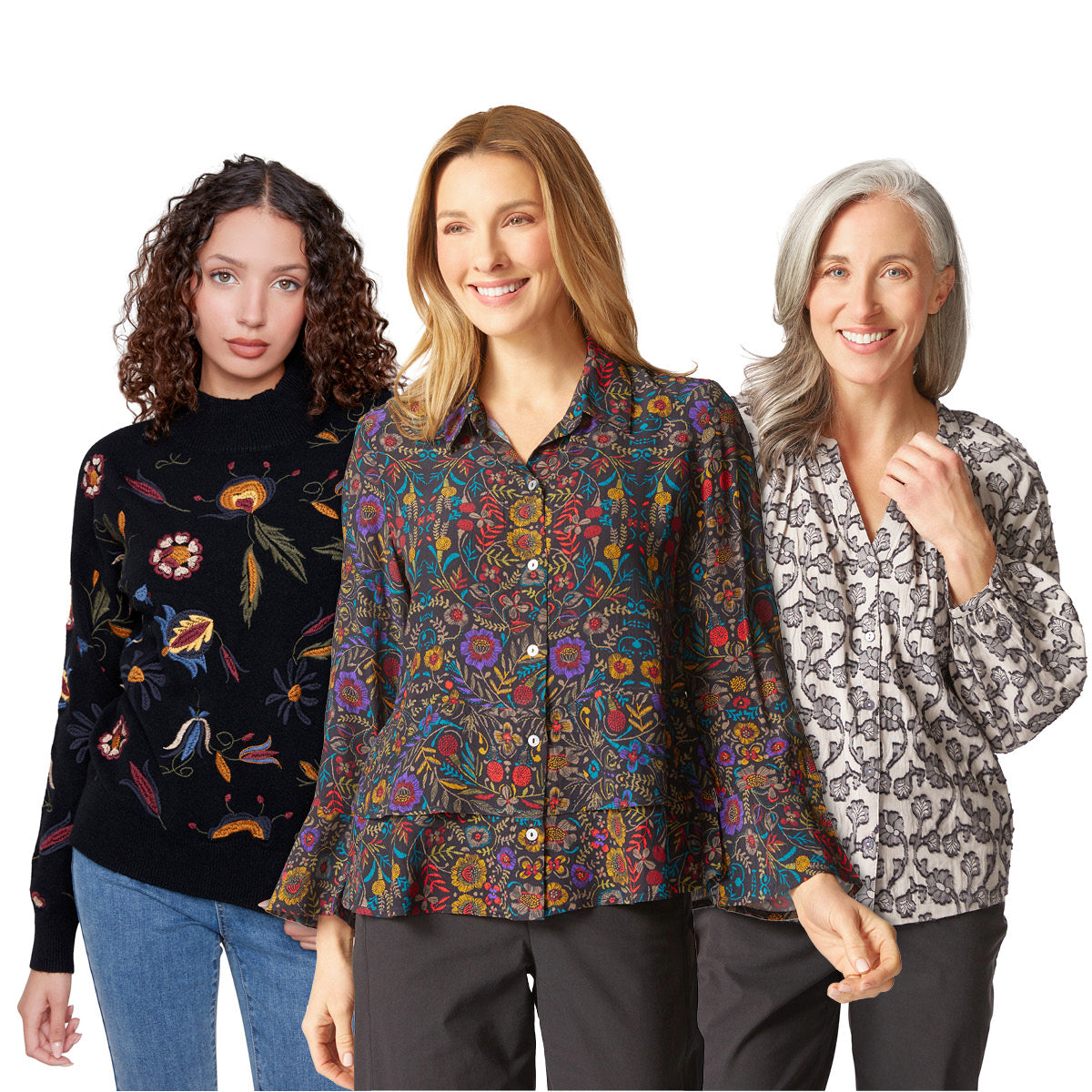 Women's Clothing, Fall Floral Prints