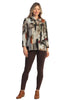 Natura Brushed Gathered Neck Top