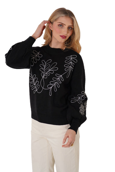 Midnight Vine Sweater