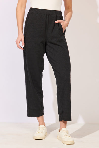Serene Seamed Cotton Slub Pant